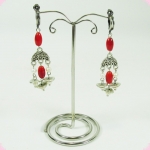Серьги из коралла