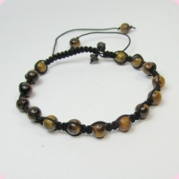 Браслет Шамбала тигровый глаз