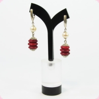 Серьги из коралла