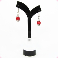 Серьги из коралла