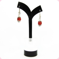 Серьги из сердолика