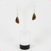 Серьги из тигрового глаза
