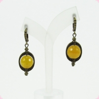 Серьги из оникса огранка