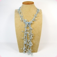 Лиана - аквамарин, бисер