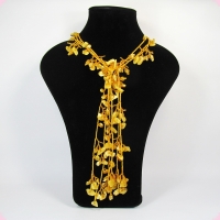 Лиана - бисер, янтарь королевский