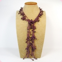 Лиана - гранат, бисер