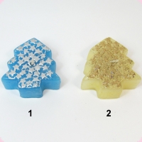 Свеча  с самоцветом. Елочка.