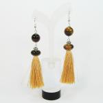 УВЕЛИЧИТЬ Серьги из тигрового глаза - 3. САМОЕ БОЛЬШОЕ ФОТО