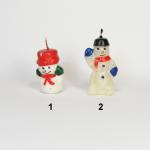 УВЕЛИЧИТЬ Свеча  с самоцветом. Снеговик. - 3. САМОЕ БОЛЬШОЕ ФОТО