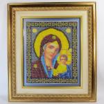 УВЕЛИЧИТЬ Богородица Казанская - икона из бисера - 3. САМОЕ БОЛЬШОЕ ФОТО