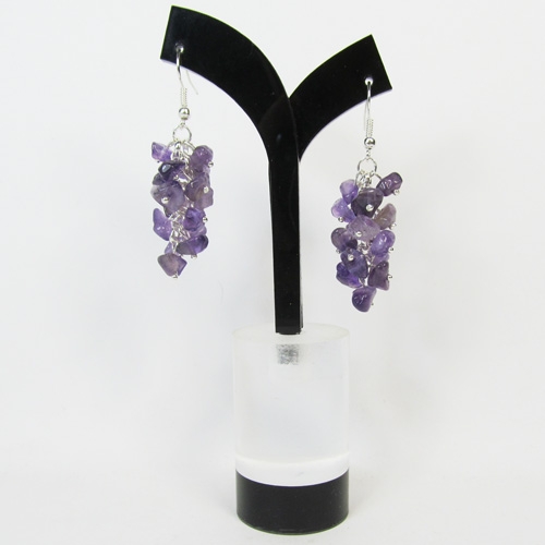 Серьги - аметист - 1