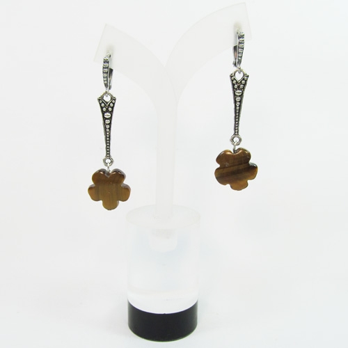 Серьги из тигрового глаза - 1