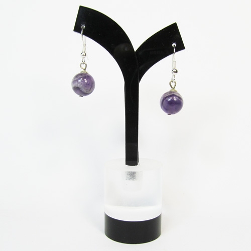 Серьги - аметист - 1