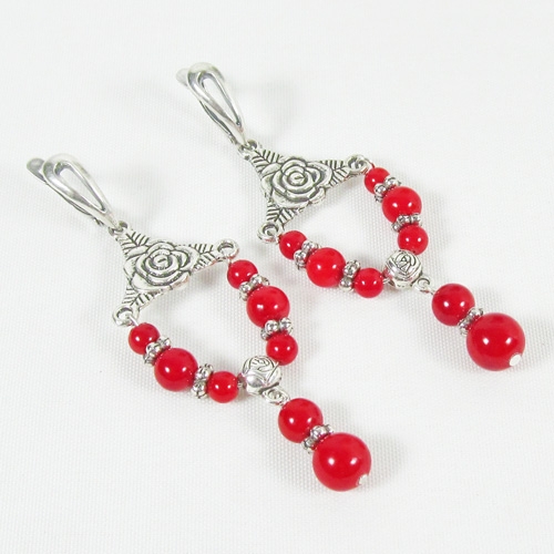 Серьги из коралла - 1