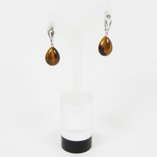 Серьги из тигрового глаза - 1 Серьги из тигрового глаза - 1