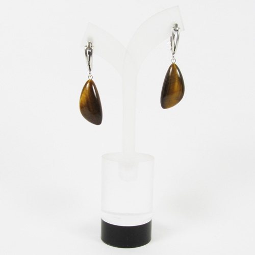 Серьги из тигрового глаза - 1 Серьги из тигрового глаза - 1