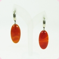Серьги из сердолика - 1