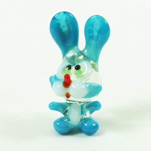 Фигурка из стекла - Зайка - 1