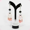 Серьги из коралла